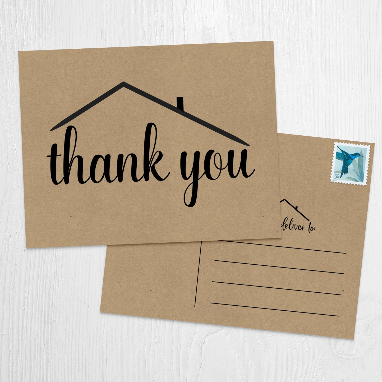 Real Estate Postcard, Thank You Cards, Greeting Cards, Real Estate Cards, Realtor, Handmade Cards, Real Estate, Thank You Postcard