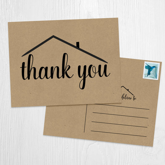 Real Estate Postcard, Thank You Cards, Greeting Cards, Real Estate Cards, Realtor, Handmade Cards, Real Estate, Thank You Postcard