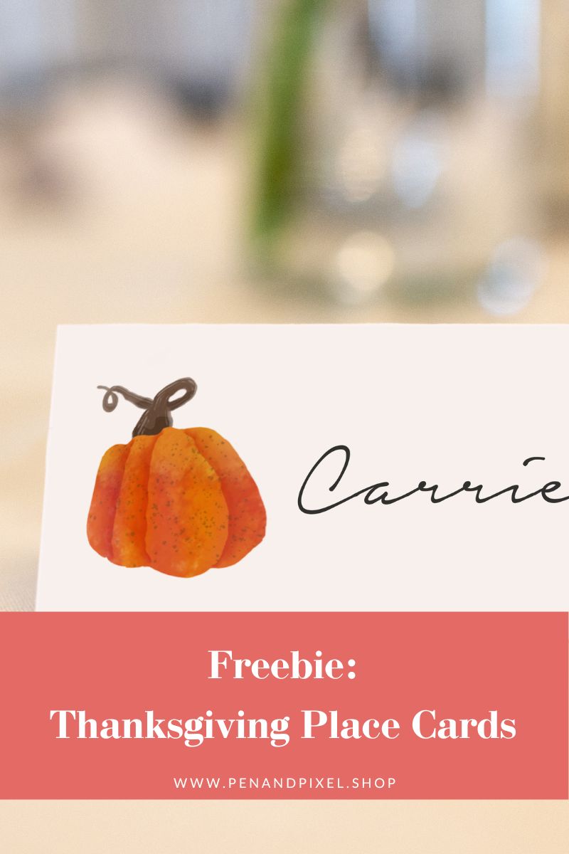 Thanksgiving Place Cards