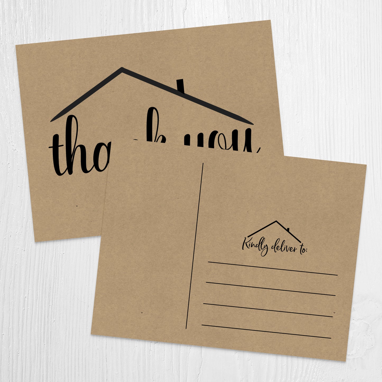 Real Estate Postcard, Thank You Cards, Greeting Cards, Real Estate Cards, Realtor, Handmade Cards, Real Estate, Thank You Postcard