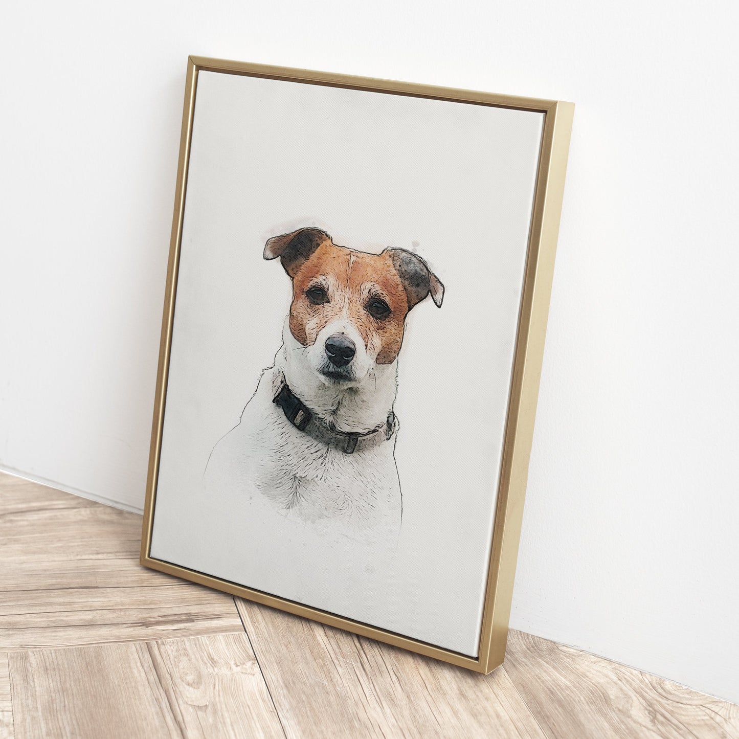 Custom Pet Portrait in Watercolor Style, Perfect Pet Sympathy Remembrance Gift